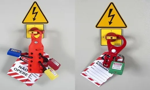 Garras de Bloqueio 6 furos Tagout