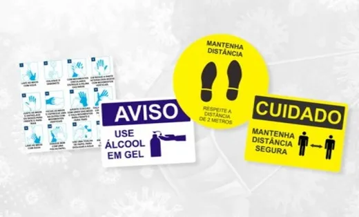 Retorno ao trabalho: utilize placas de sinalização como prevenção da COVID-19