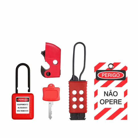 Kit de Bloqueio de Disjuntor Motor, DIN, NEMA e Caixa Moldada