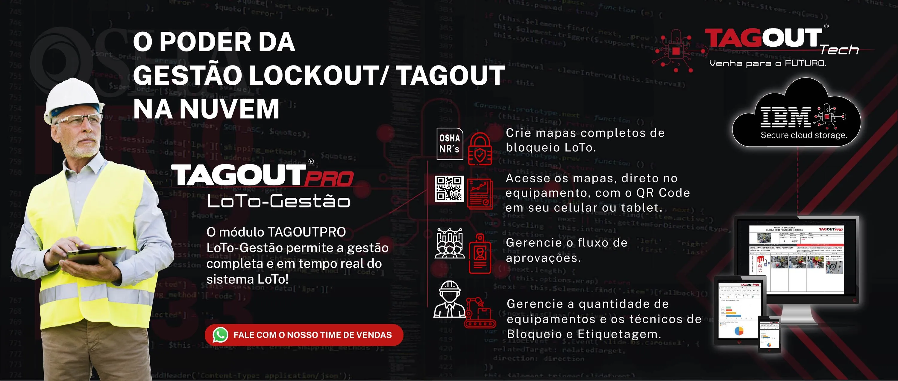 Banner para o Software Tagout