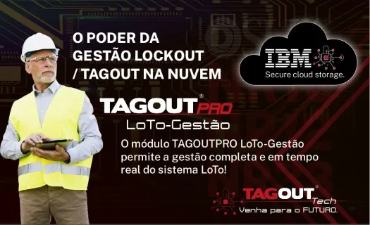 Lockout Tagout na nuvem com o TAGOUT PRO - Loto Gestão!
